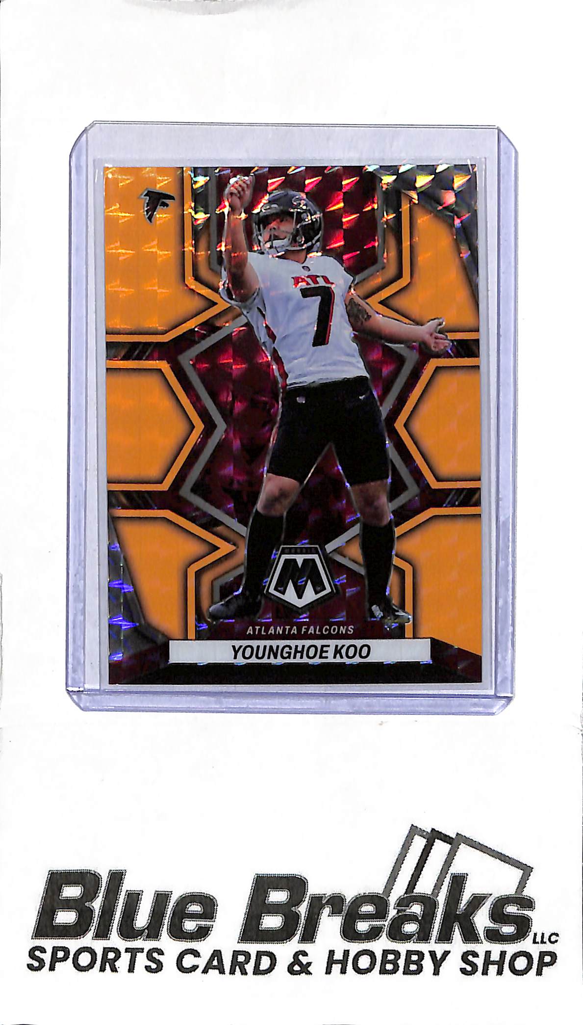 2022 Mosaic - Younghoe Koo #9 - Orange 25/25 - Football - Falcons