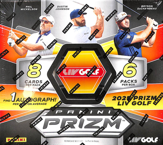2025 Panini Prizm LIV Golf Hobby Box - Sealed Wax
