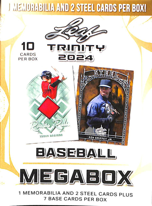 2024 Leaf Trinity Baseball Mega Box - Sealed Wax