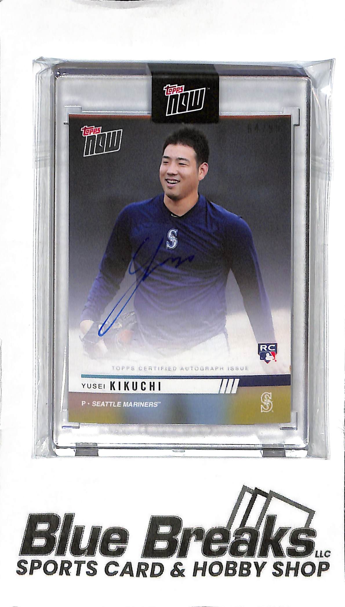 2019 Topps Now - Yusei Kikuchi OD-208A - RC Auto 64/99 - Baseball - Mariners