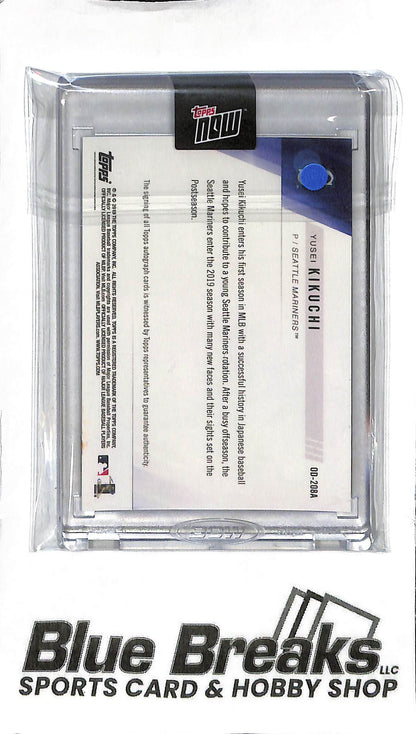 2019 Topps Now - Yusei Kikuchi OD-208A - RC Auto 64/99 - Baseball - Mariners