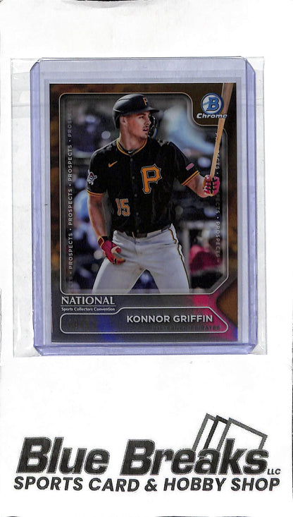 2025 Topps National Pack - Konnor Griffin TP-19 - Gold 44/50 - Baseball - Pirates