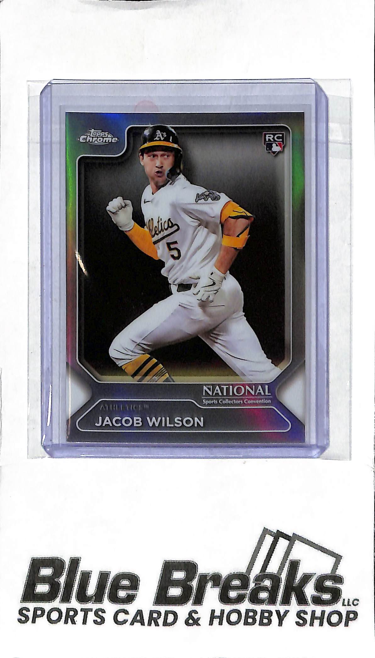 2025 Topps National Pack - Jacob Wilson RC MLB-5 - Baseball - Athletics