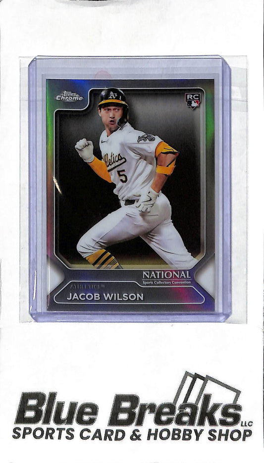 2025 Topps National Pack - Jacob Wilson RC MLB-5 - Baseball - Athletics