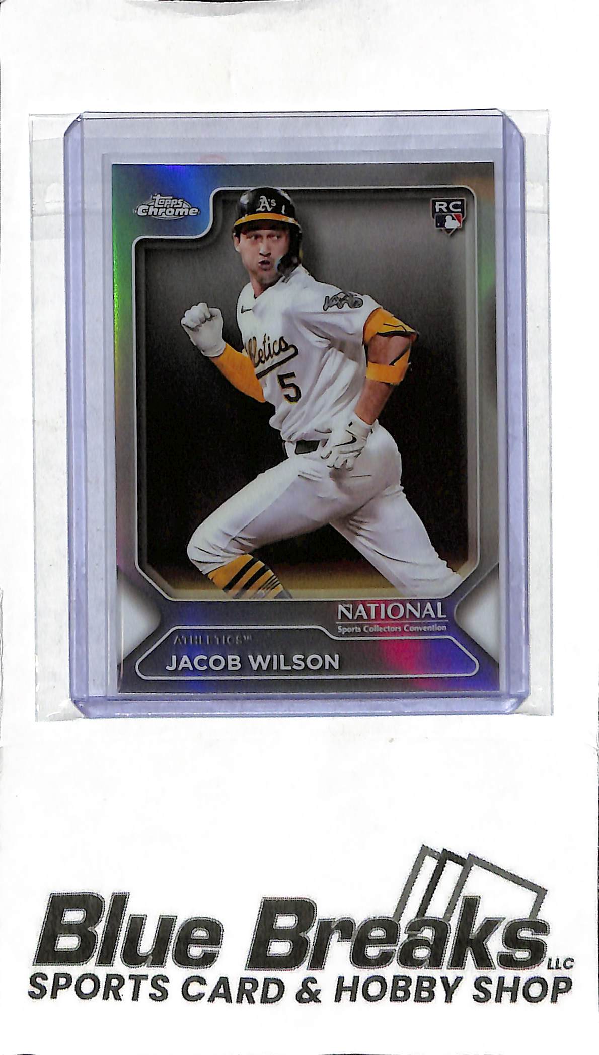 2025 Topps National Pack - Jacob Wilson RC MLB-5 - Baseball - Athletics