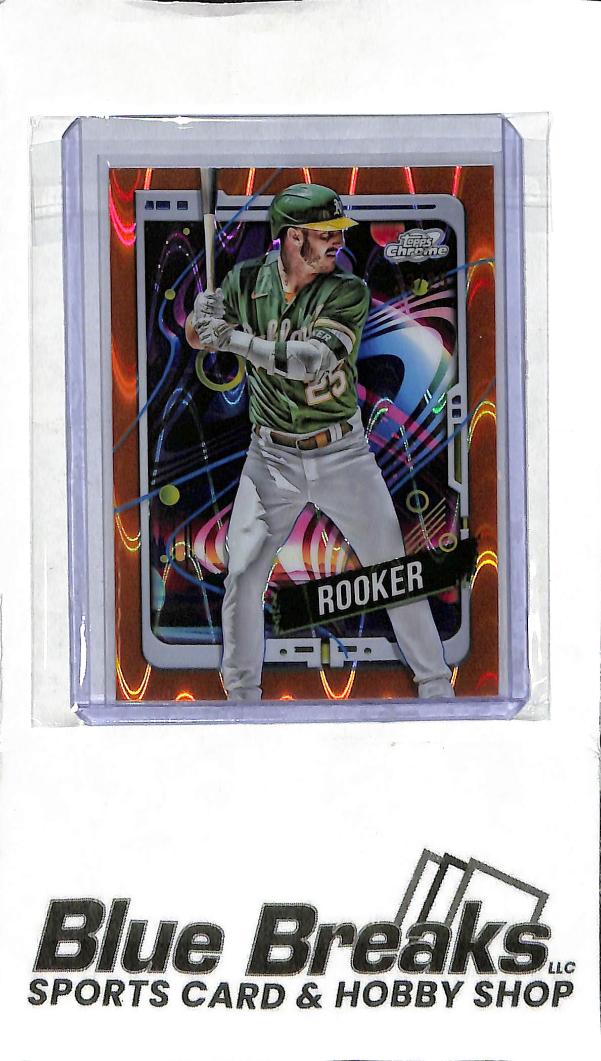 2024 Topps Chrome Cosmic - Brent Rooker #6 - Orange 23/25 - Baseball - Athletics