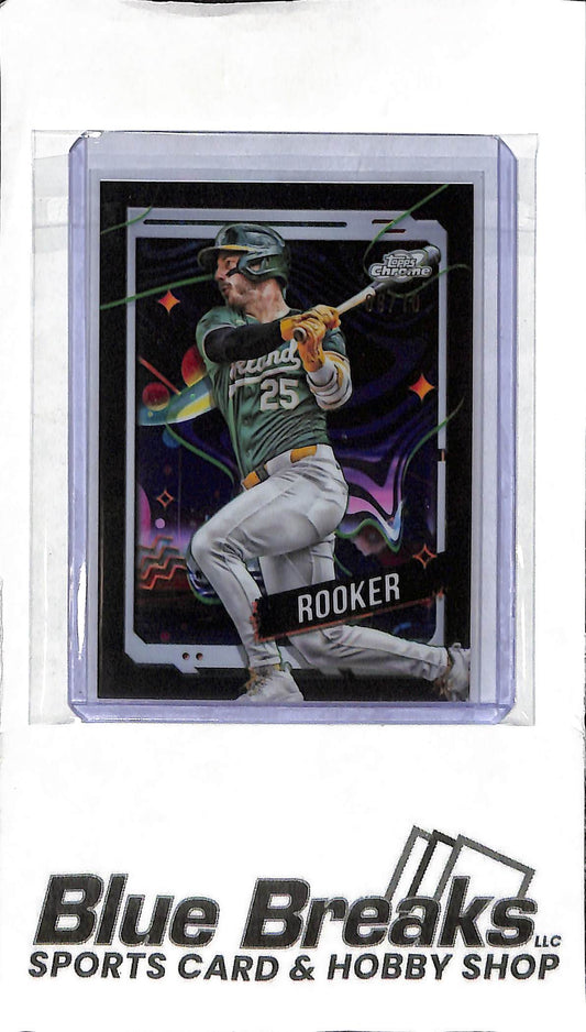 2024 Topps Chrome Cosmic - Brent Rooker #102 - Black 09/10 - Baseball - Athletics