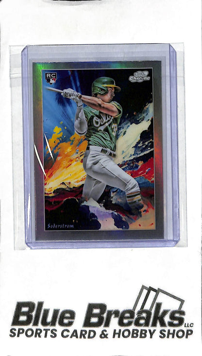 2024 Topps Chrome Cosmic - Tyler Soderstrom RC STN-10 - Baseball - Athletics
