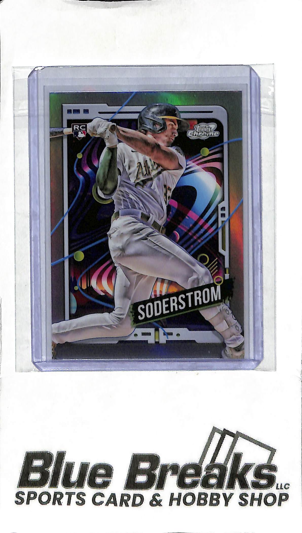 2024 Topps Chrome Cosmic - Tyler Soderstrom #37 - Refractor RC - Baseball - Athletics