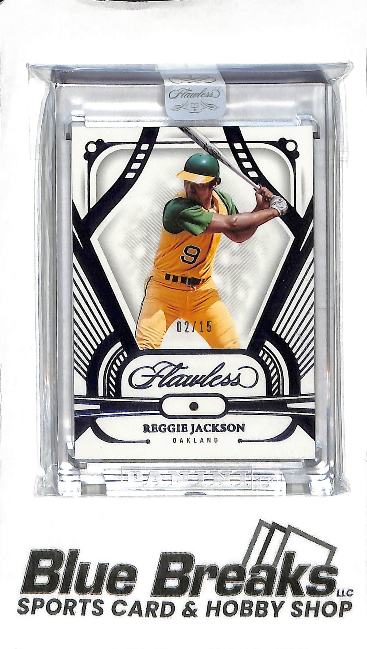 2024 Panini Flawless - Reggie Jackson #30 - Sapphire 02/15 - Baseball - Athletics