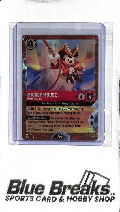Mickey Mouse Pirate Captain - Disney Lorcana - DCL - 13/P3