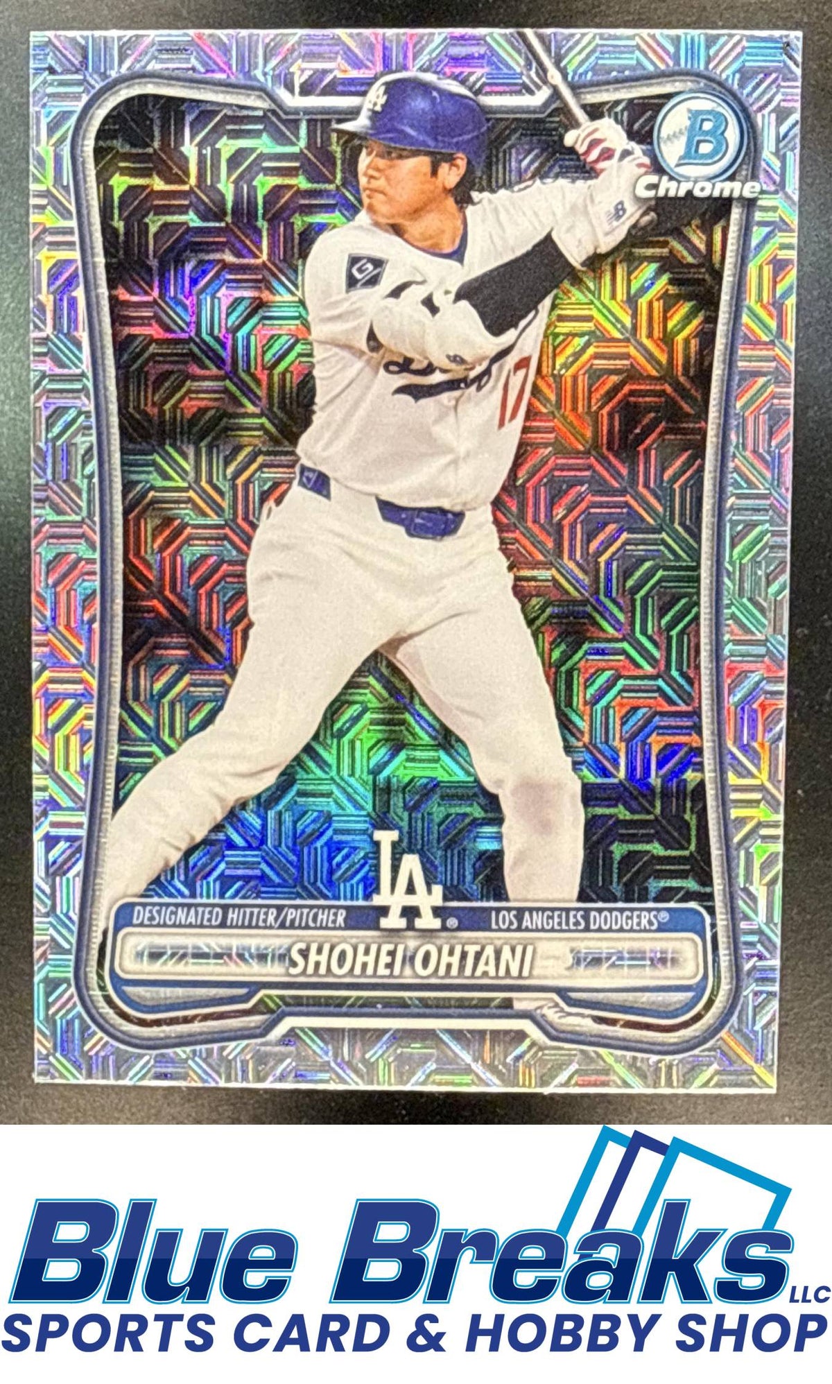 2026 Bowman Mega Box Shohei Ohtani #52b Chrome Mojo Refractor Los Angeles Dodgers