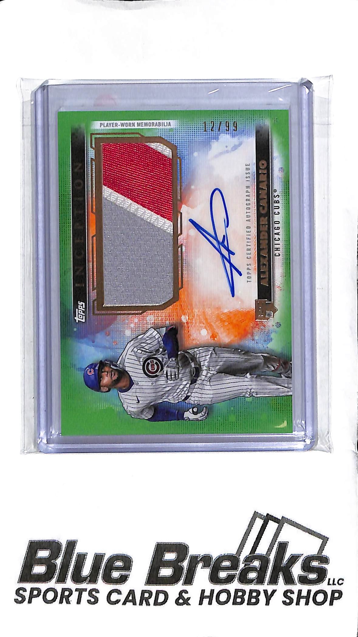 Alexander Canario APC-AC - 2024 Topps Inception - RC RPA 12/99 - Baseball - Cubs