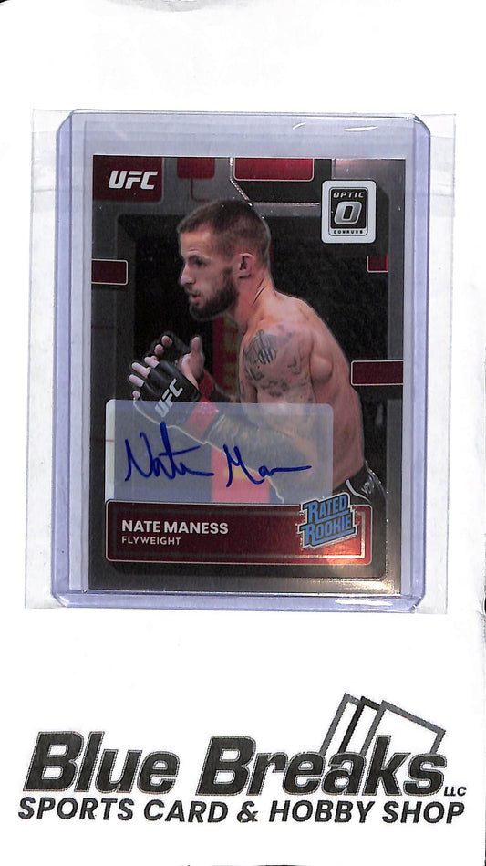 Nate Maness #113 - 2023 Optic UFC - RC Auto - UFC - Flyweight