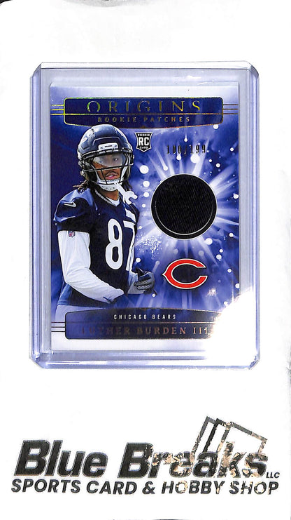 Luther Burden III - 2025 Origins RPH-LBN - RC Relic 100/199 - Football - Bears