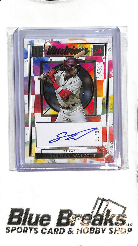 Sebastian Walcott ILI-SW - 2025 Impeccable - Illustrious Auto 05/35 - Baseball - Rangers
