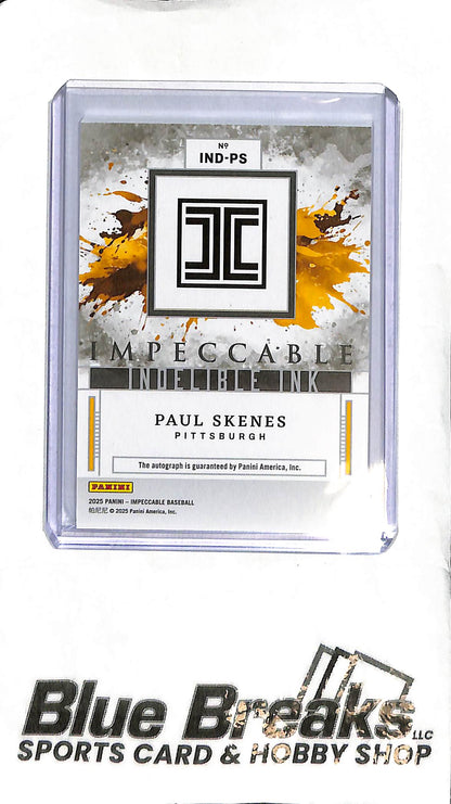 Paul Skenes IND-PS - 2025 Impeccable - Auto 21/35 - Baseball - Pirates