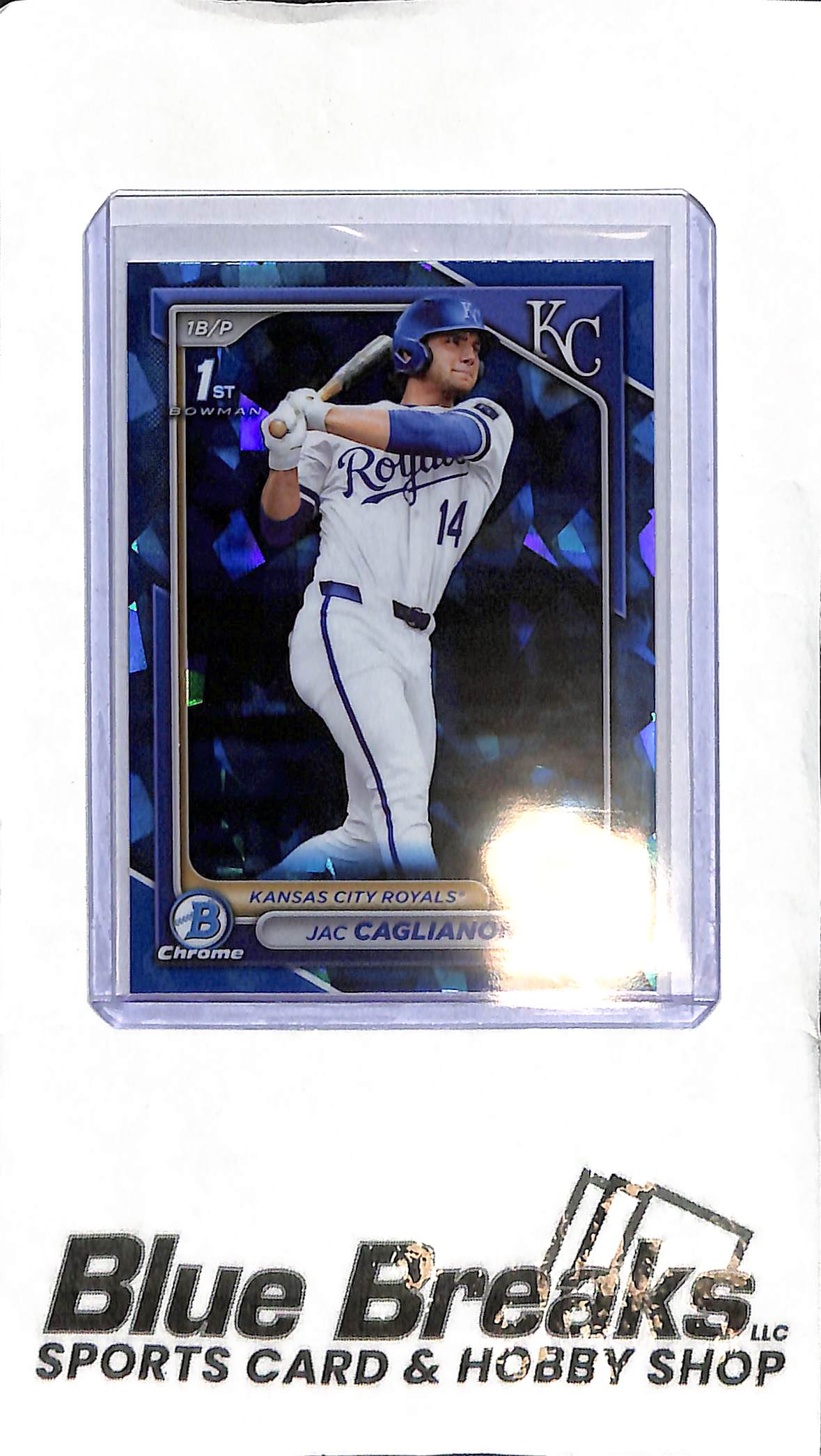 Jac Caglianone BDC-8 - 2024 Bowman Sapphire - 1st Bowman - Baseball - Royals