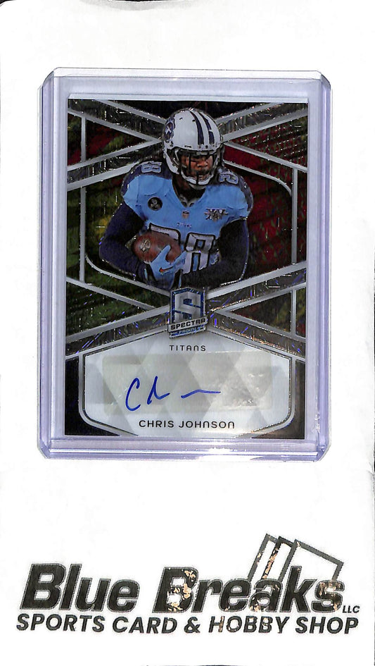 Chris Johnson SIG-CJN - 2024 Spectra - Auto 08/25 - Football - Titans