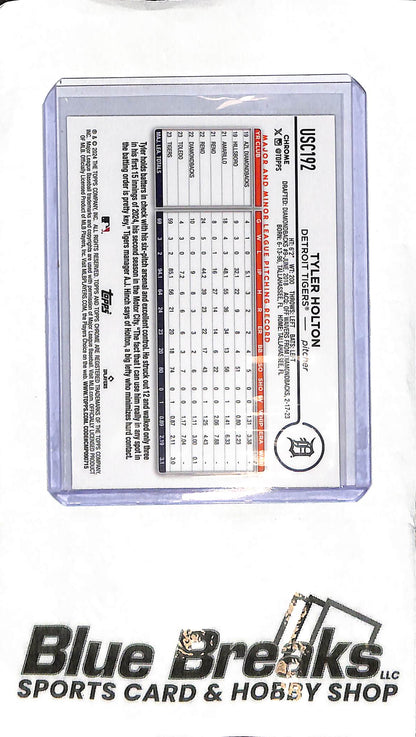 Tyler Holton USC192 - 2024 Topps Chrome Update - RC Gold 42/50 - Baseball - Tigers