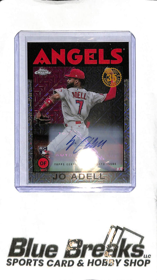 Jo Adell 86TC-96 - 2021 Topps Chrome - RC Auto 25/99 - Baseball - Angels