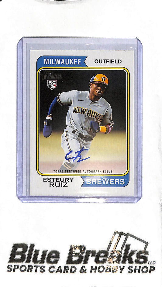 Esteury Ruiz ROA-ER - 2023 Heritage - RC Auto - Baseball - Brewers - Athletics