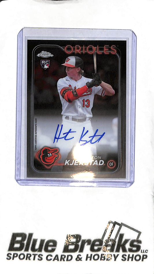 Heston Kjerstad RA-HK - 2024 Topps Chrome - RC Auto - Baseball - Orioles