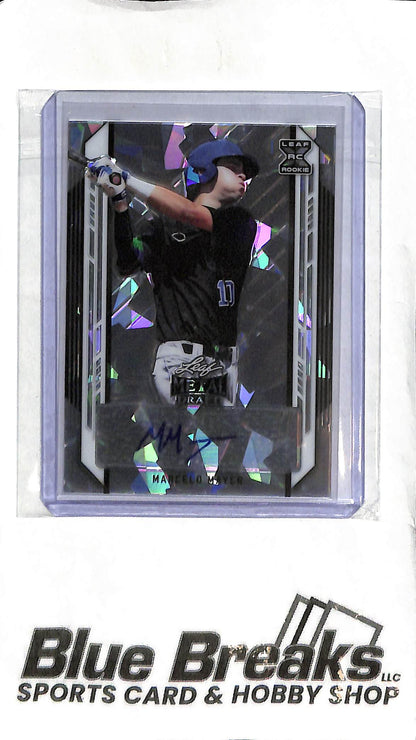 Marcelo Mayer BA-MM1 - 2021 Leaf Metal - RC Auto - Baseball - Red Sox