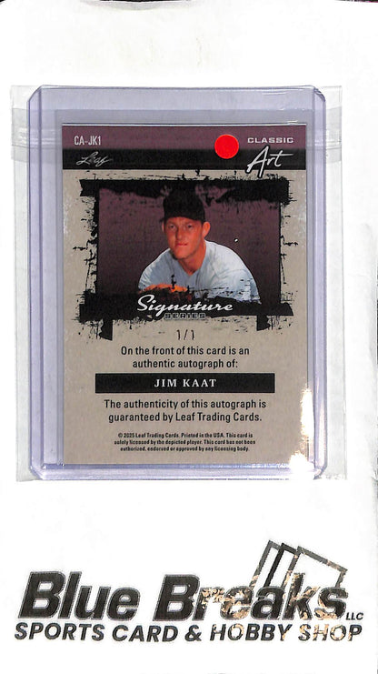 Jim Kaat CA-JK1 - 2025 Leaf Signature Series - Auto 1/1 - Baseball - Twins