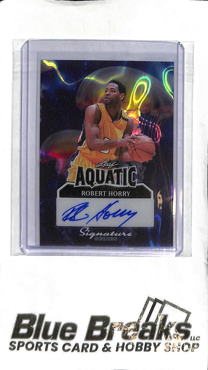 Robert Horry A-RH1 - 2025 Leaf Signature Series - Aquatic Auto 1/1 - Basketball