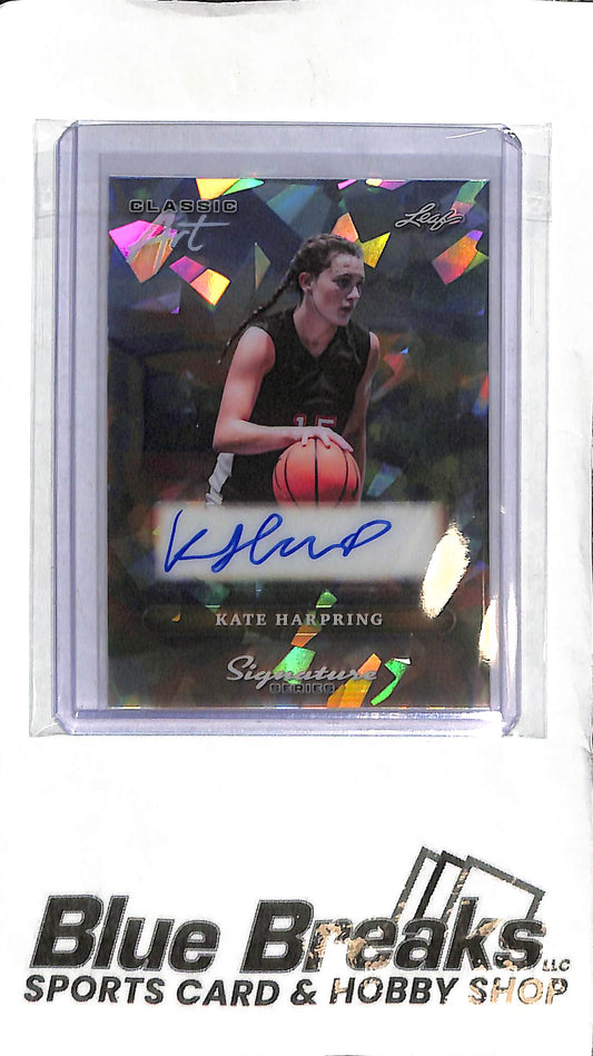 Kate Harpring CA-KH1 - 2025 Leaf Signature Series - 1/1 Auto - Womens Basketball