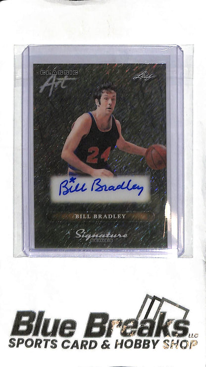 Bill Bradley CA-BB2 - 2025 Leaf Signature Series - 1/1 Auto - Basketball - Knicks