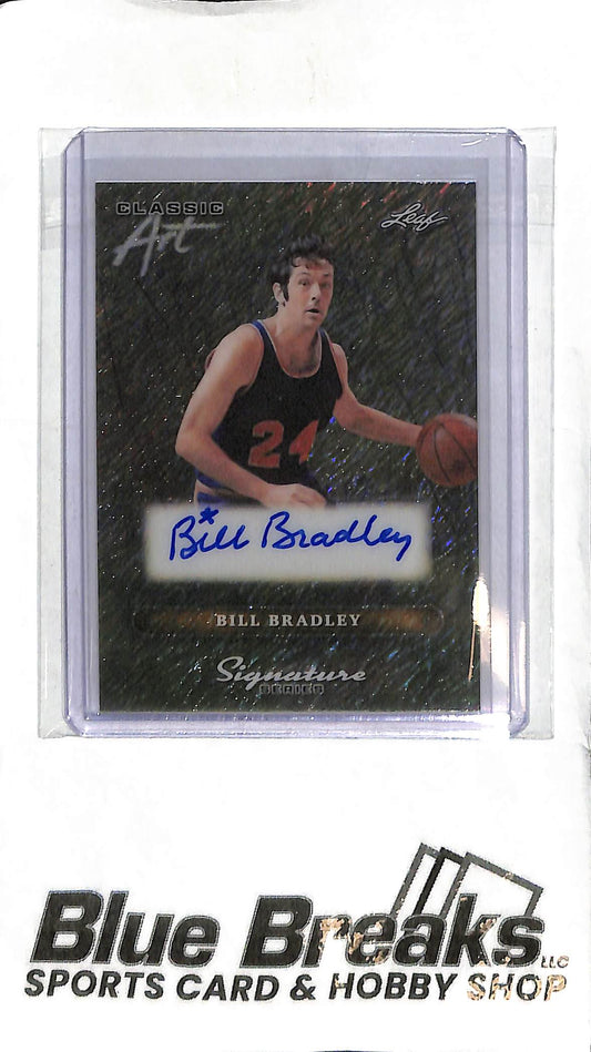 Bill Bradley CA-BB2 - 2025 Leaf Signature Series - 1/1 Auto - Basketball - Knicks