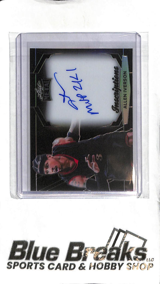 Allen Iverson MHI-AI1 - 2025 Leaf Signature Series - Auto 83/100 - "MVP 2K1" - Basketball - 76ers