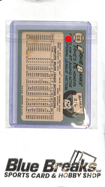 Ernie Banks #510 - 1965 Topps - Baseball - Cubs