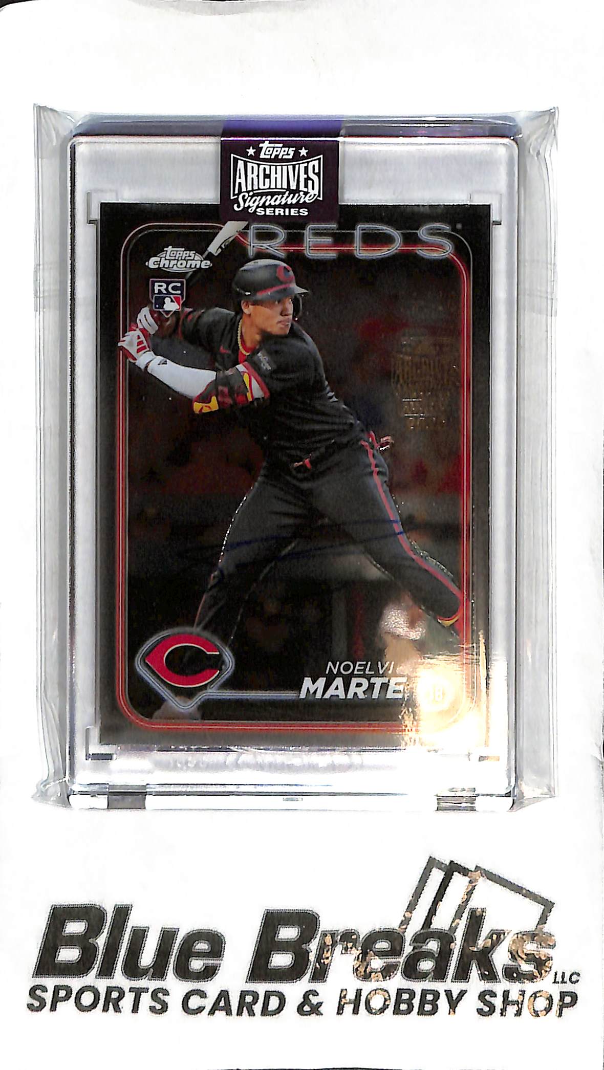 Noelvi Marte - 2025 Topps Archives - Auto 01/20 - RC - Baseball - Reds