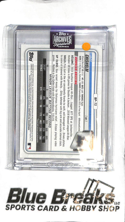 Jazz Chisholm - 2025 Signature Series - Auto 10/25 - Baseball - Marlins