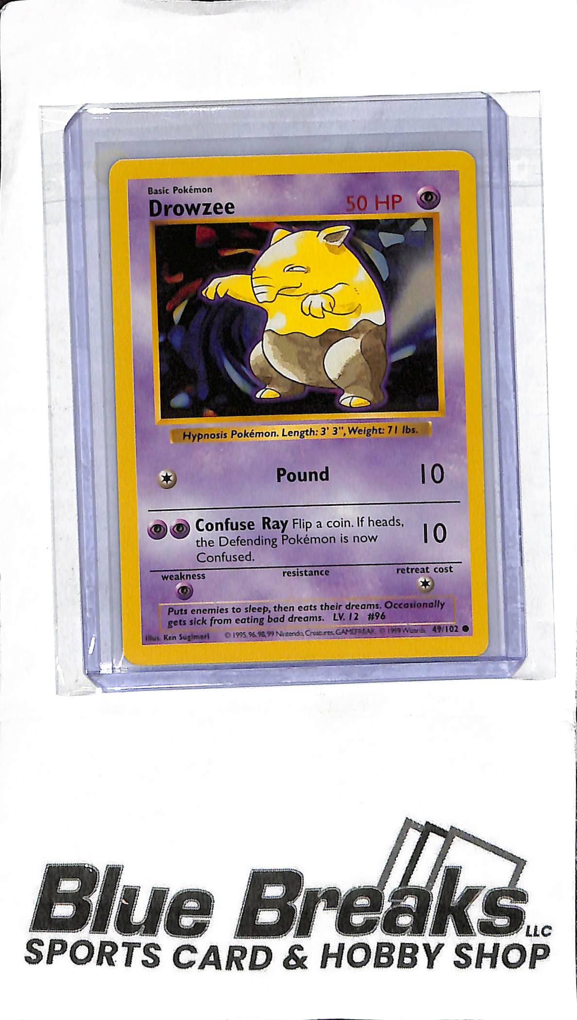 Drowzee 49/102 - Shadowless - Pokémon