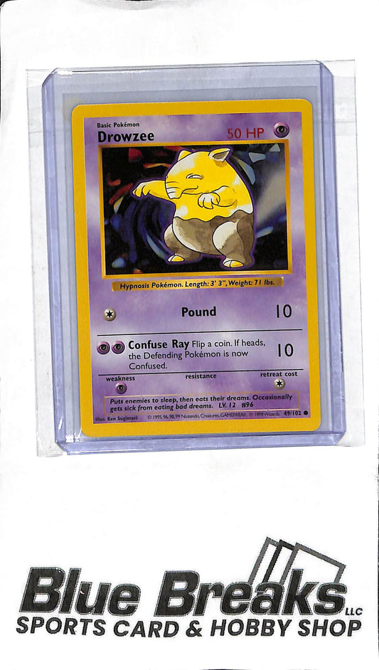 Drowzee 49/102 - Shadowless - Pokémon
