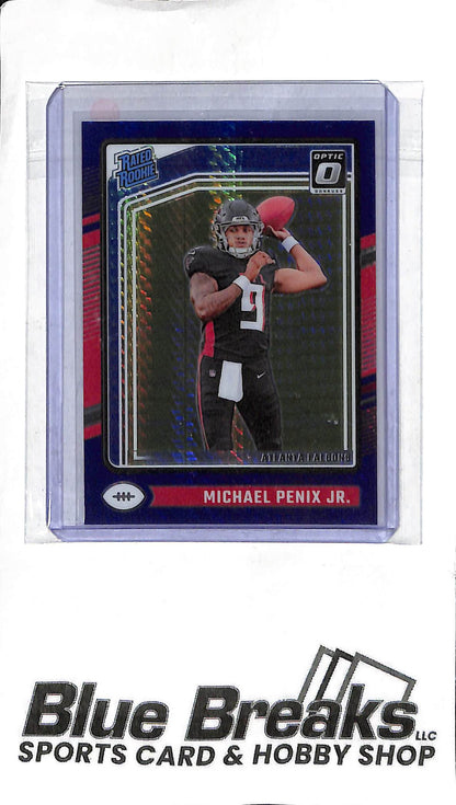 Michael Penix Jr. 279 - 2024 Optic - Blue Hyper - RC - Football - Falcons