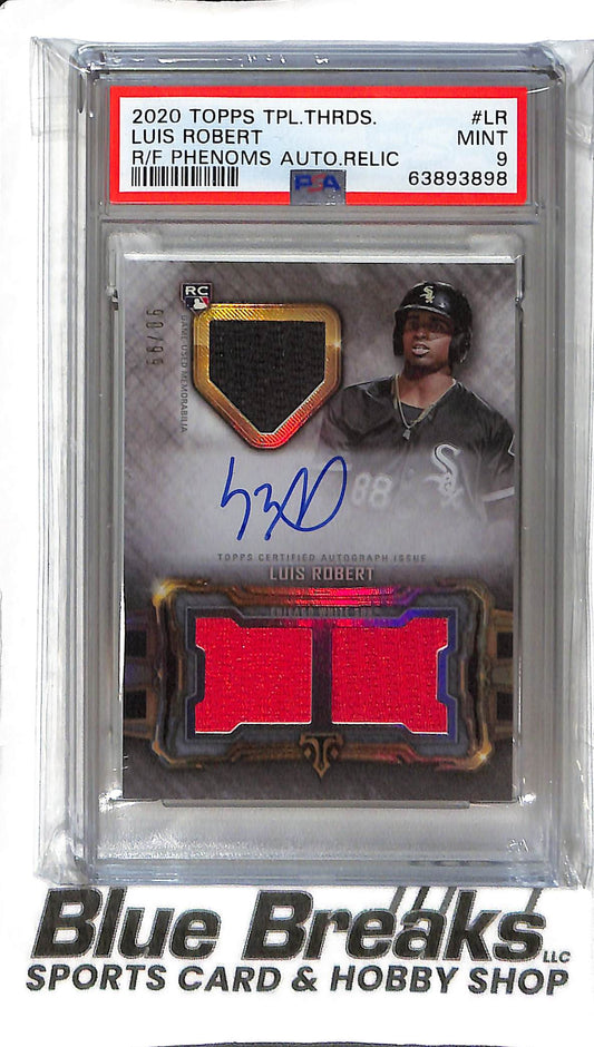 Luis Robert RFPAR-LR - 2020 Topps Triple Threads - Rookie Patch Auto 90/99 - Baseball - White Sox