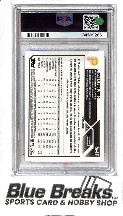 Liover Peguero RA-LP - 2023 Topps Chrome - RC Auto Blue 092/150 - Baseball - Pirates