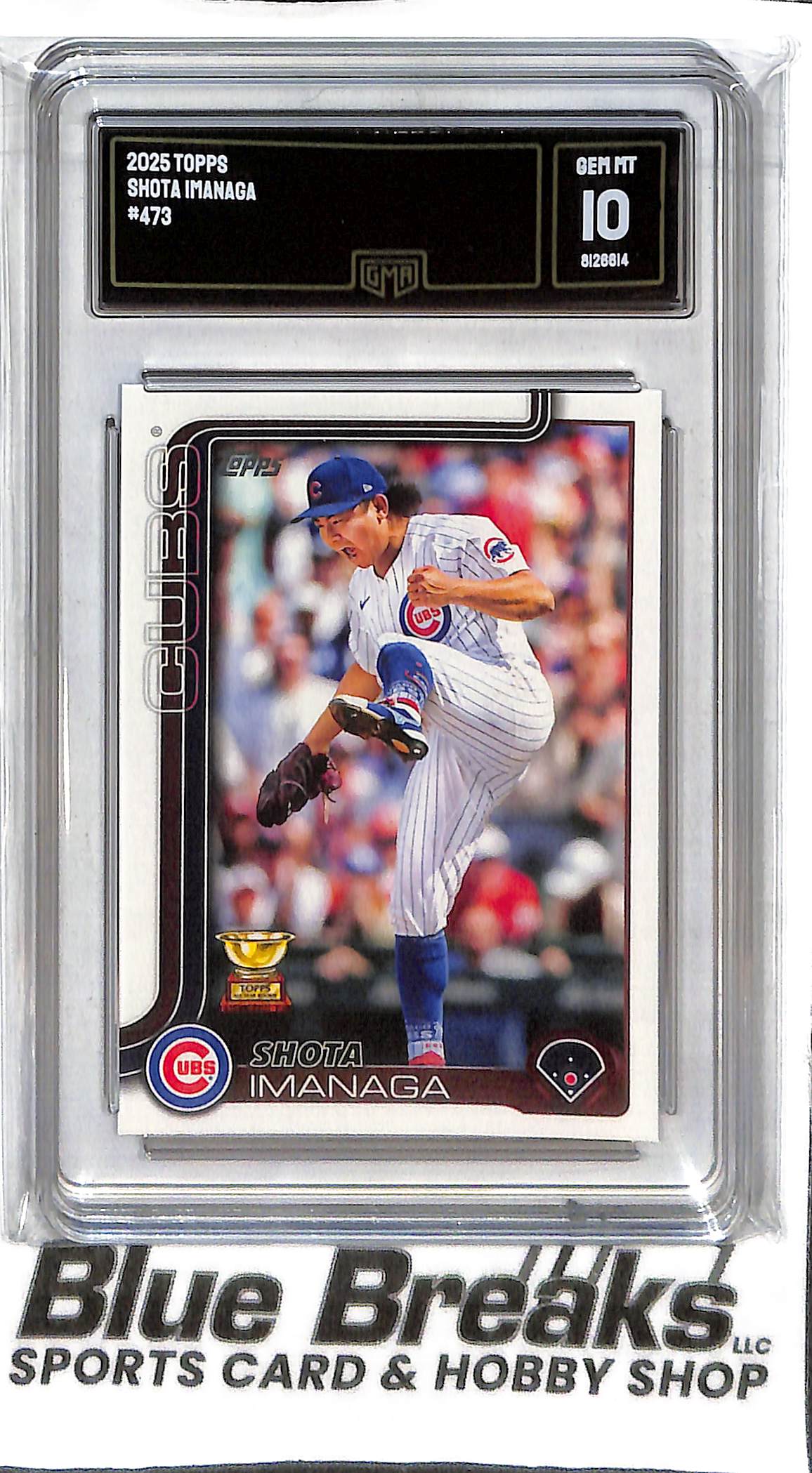 Shota Imanaga #473 - 2025 Topps - GMA 10 - Baseball - Cubs