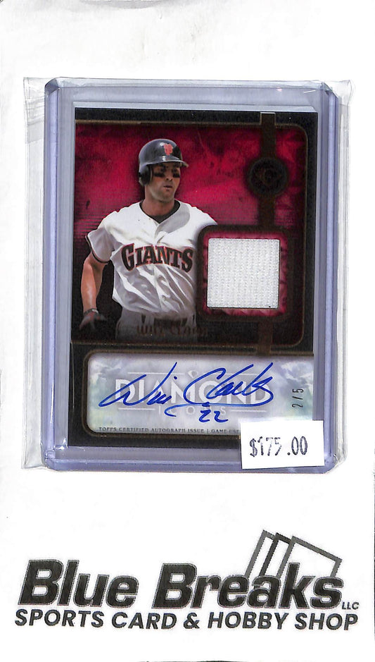 Will Clark SPA-WC - 2023 Diamond Icons - Patch Auto Red 2/5 - Baseball - Giants