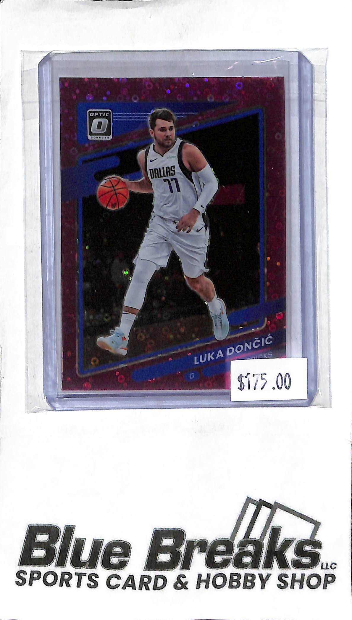 Luka Doncic 101 - 2021-22 Optic - Pink Disco 01/20 - Basketball - Mavericks - Lakers