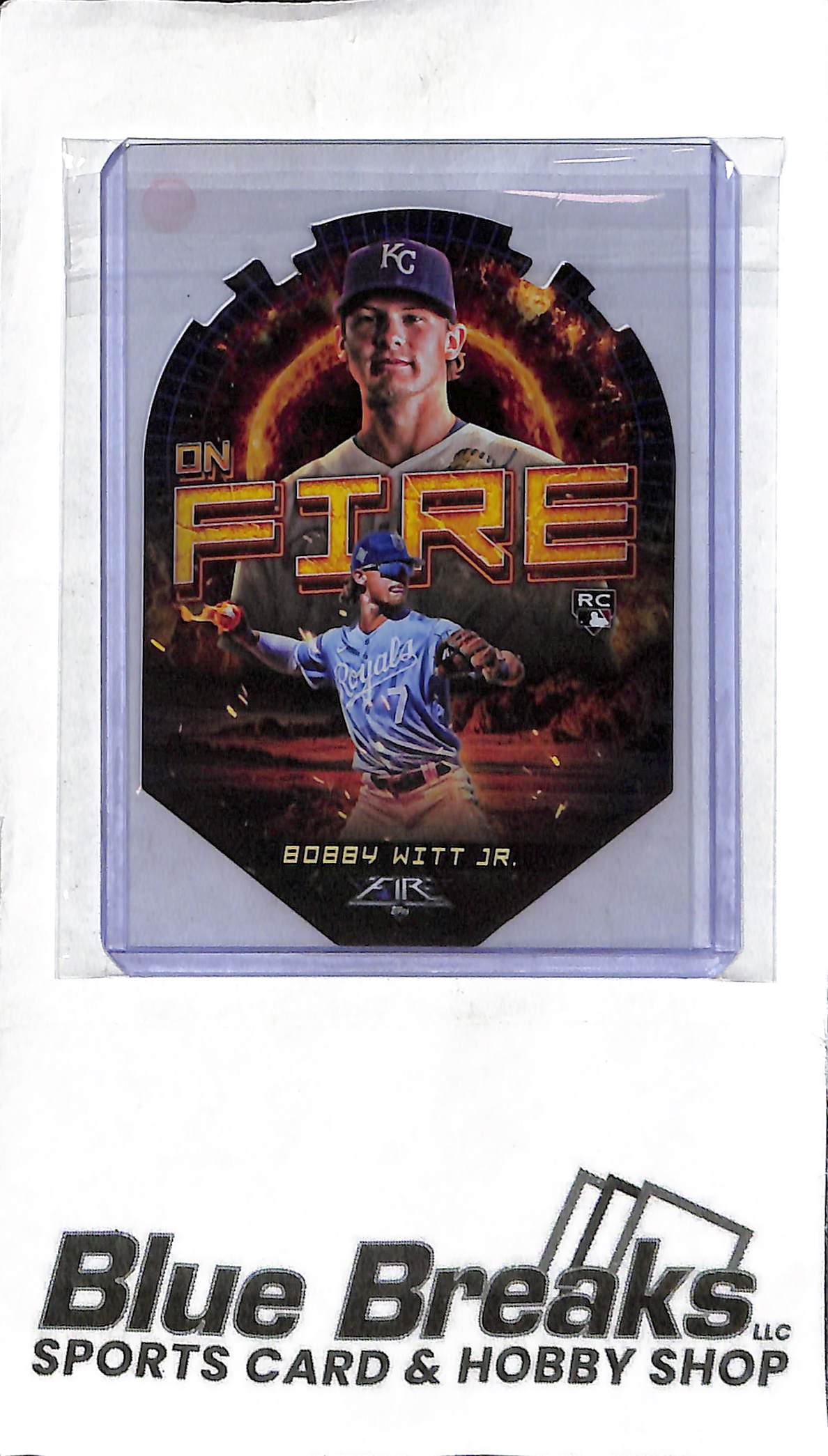 Bobby Witt Jr. EF-29 - 2022 Topps Fire - RC On Fire - Baseball - Royals