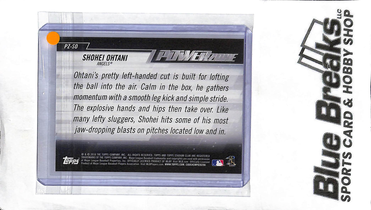 Shohei Ohtani PZ-SO - 2018 Stadium Club - RC Power Zone - Baseball - Angels - Dodgers
