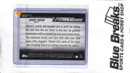Shohei Ohtani PZ-SO - 2018 Stadium Club - RC Power Zone - Baseball - Angels - Dodgers