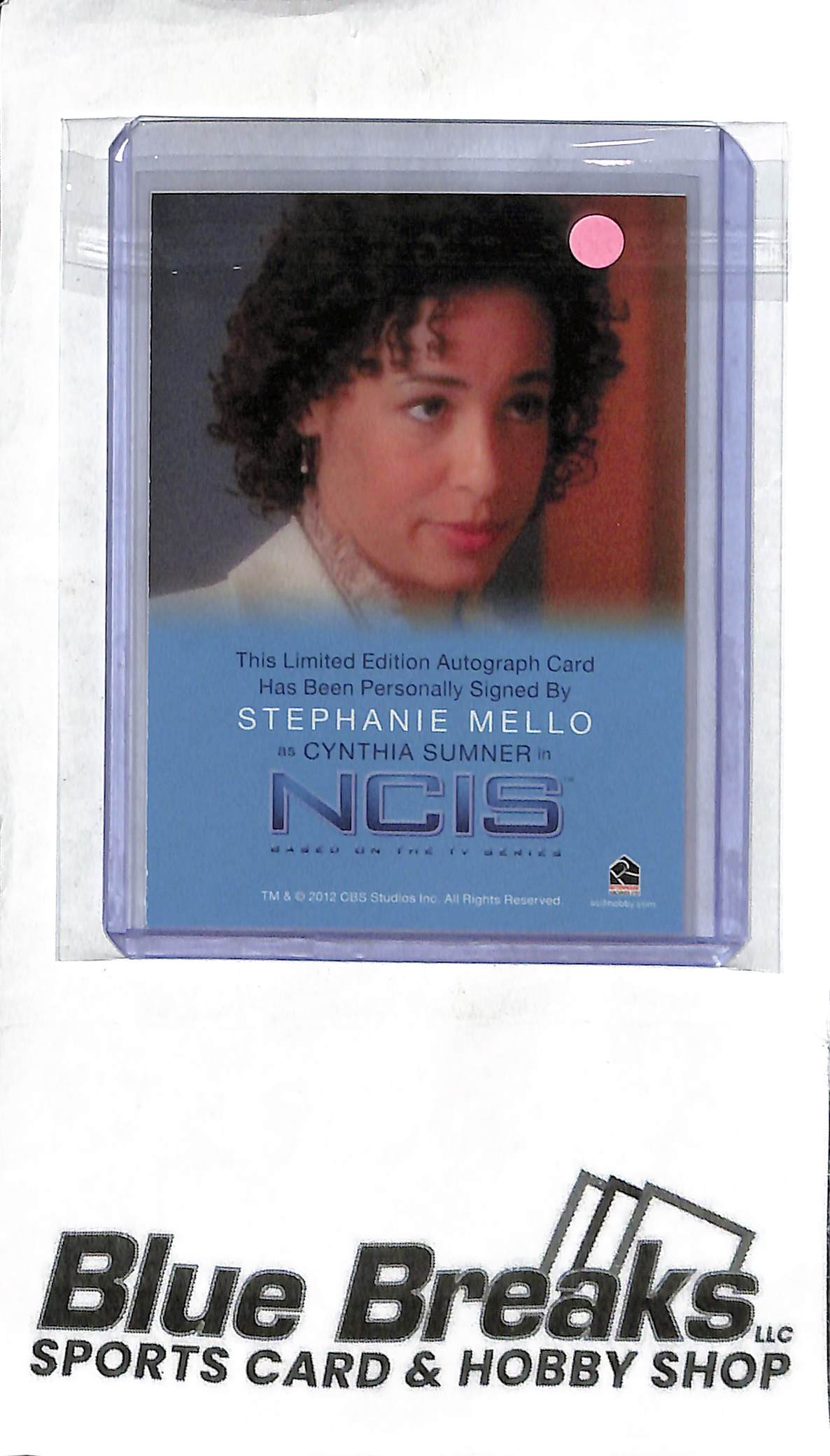 Stephanie Mello - 2012 NCIS - Autograph - Cynthia Sumner - Pop Culture