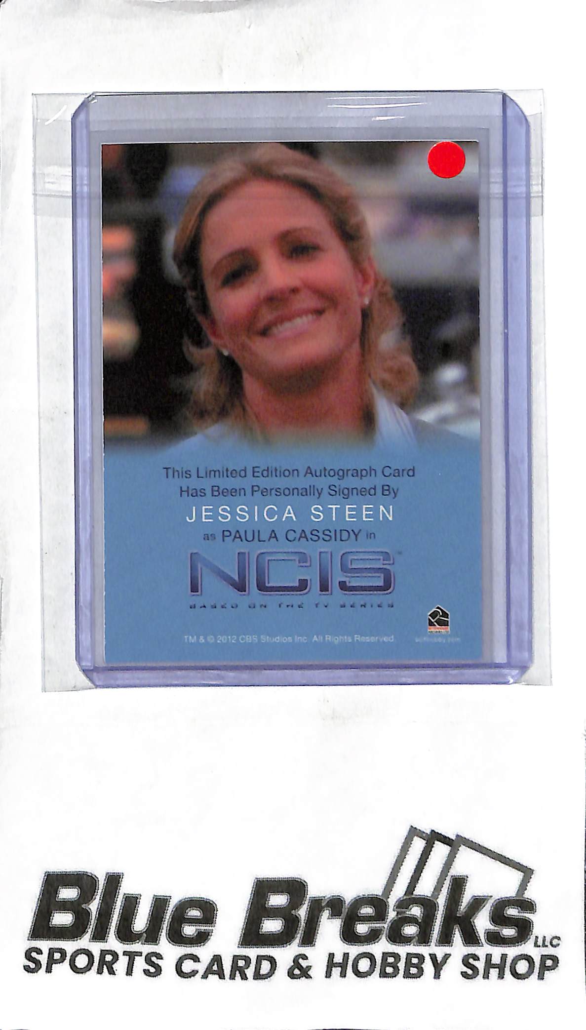 Jessica Steen - 2012 NCIS - Autograph - Paula Cassidy - Pop Culture